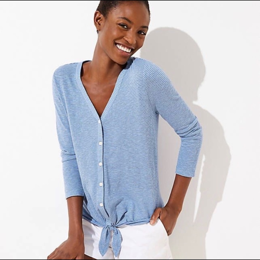 Loft Tie-Waist Top